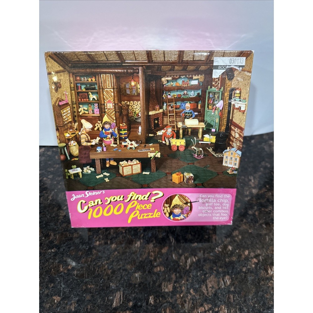 Ceaco Joan Steiner Can You Find 1000 Piece Puzzle Toy Workshop 33163 2005